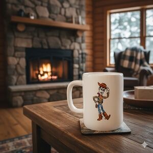 Rae Dunn Woody Mug Double Sided